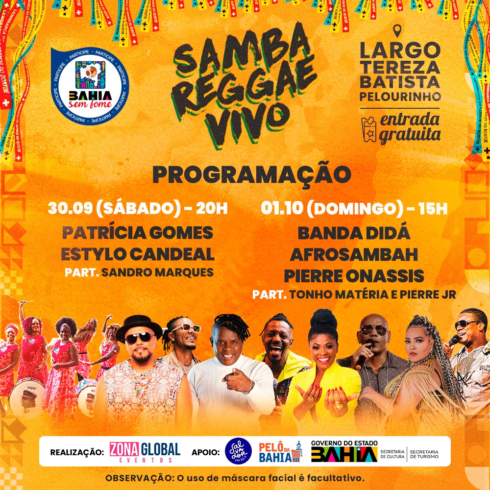 Samba Reggae Vivo - Café com Shah