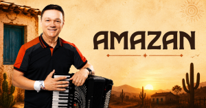 O cantor, sanfoneiro e poeta nordestino Amazan está vivendo mais uma intensa temporada de São João.